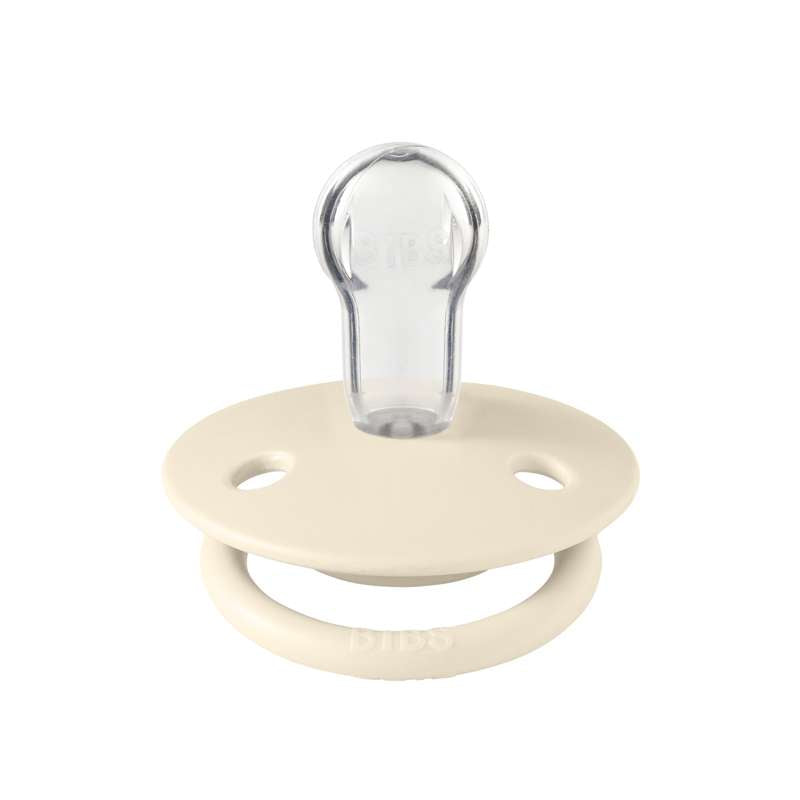 Bibs De Lux Pacifier - Onesize - Silicone - Ivory 