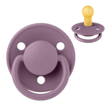 Bibs De Lux Dudlík - vel. 1 - přírodní guma - Mauve 