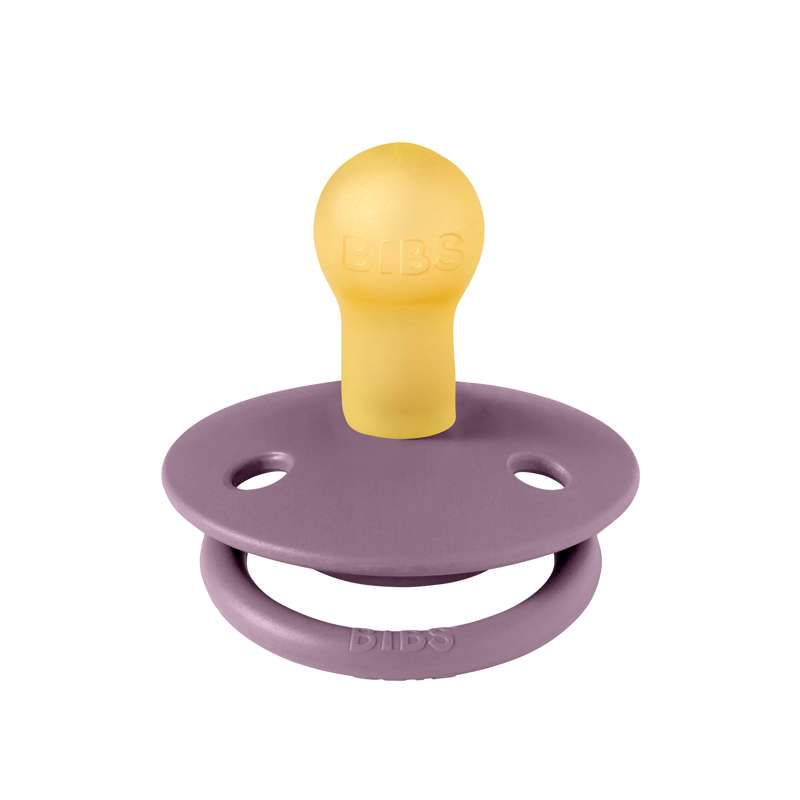 Bibs De Lux Pacifier - sz. 1 - natural rubber - Mauve 