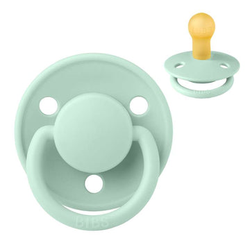 Bibs De Lux Pacifier - sz. 1 - natural rubber - Nordic Mint 