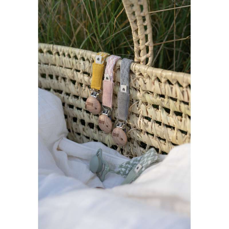 BIBS Accesorios - Paci Braid Cuerda de chupete - Nube/Hierro 