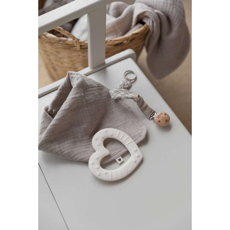 BIBS Accesorii - Paci Braid Suttesnor - Sand/Ivory 