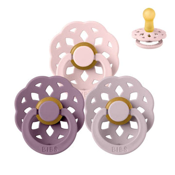 BIBS Ronde Bohem Speen - bundle - 3 stuks - mt. 2 - Prachtige Lelies 