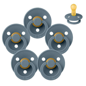 Bibs Rund Colour Schnuller - bundle - 5 Stück - Gr. 2 - Benzin 