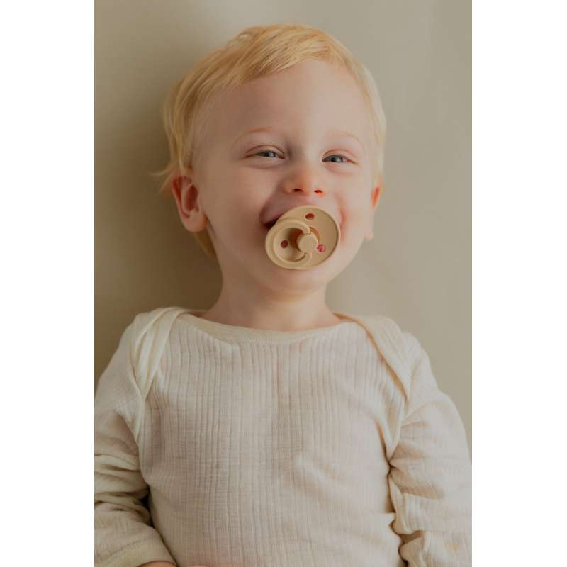 Chupeta Bibs Redonda Colour - bundle - 5 unid. - tam. 2 - Baunilha 