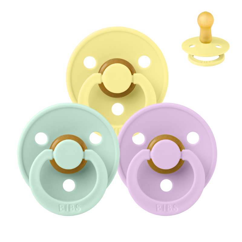 Bibs Okrogla Colour Duda - bundle - 3 kosi - št. 2 - Pomladni počitek 