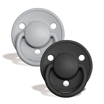Bibs De Lux Cumlík - 2-balenie - One size - Silikón - Cloud/Black 
