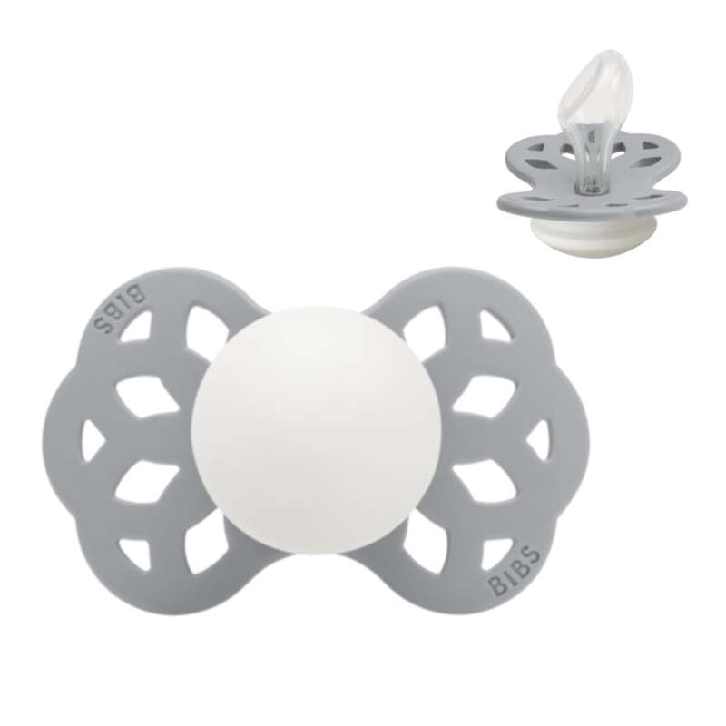 BIBS Sutra Anatomica Infinity - tam. 2 - Silicone - GLOW - Nuvem 