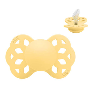 BIBS Anatomique Infinity Sut - t. 1 - Silicone - Beurre pâle 