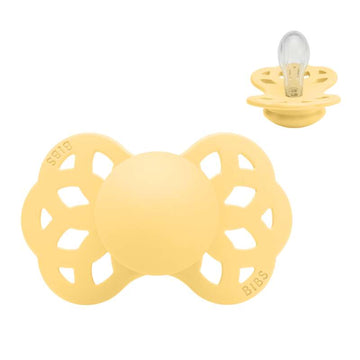 BIBS Symmetric Infinity Sut - sz. 1 - Silicone - Pale Butter 