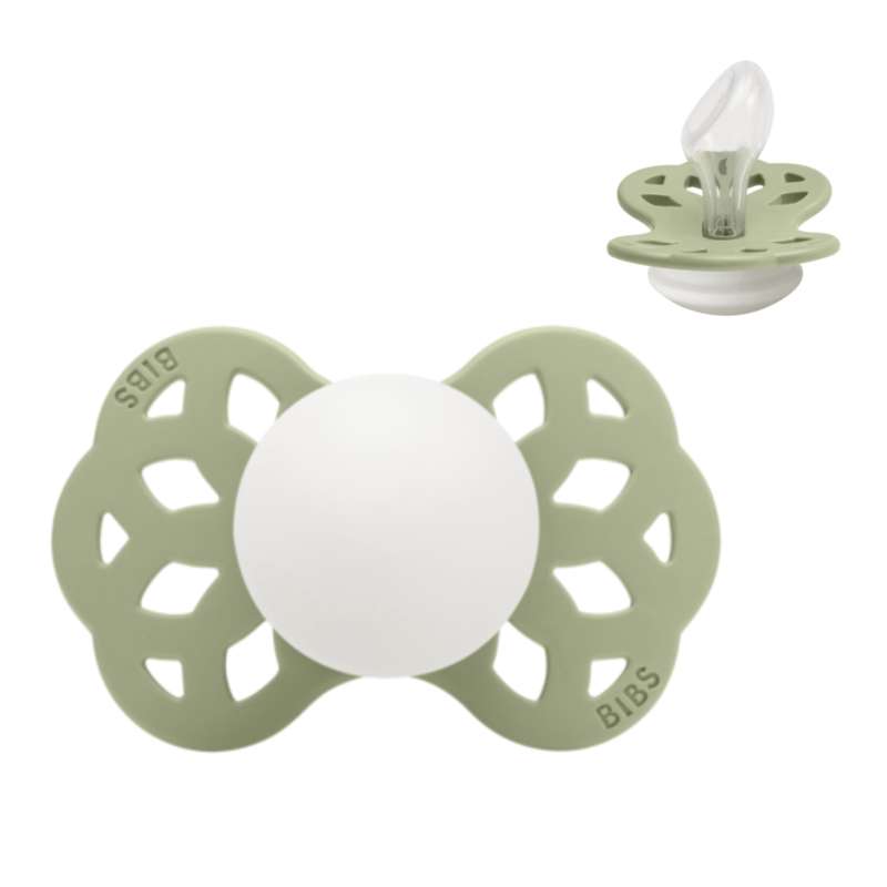 BIBS Anatomische Infinity Sut - Gr. 2 - Silikon - GLOW - Salbei 