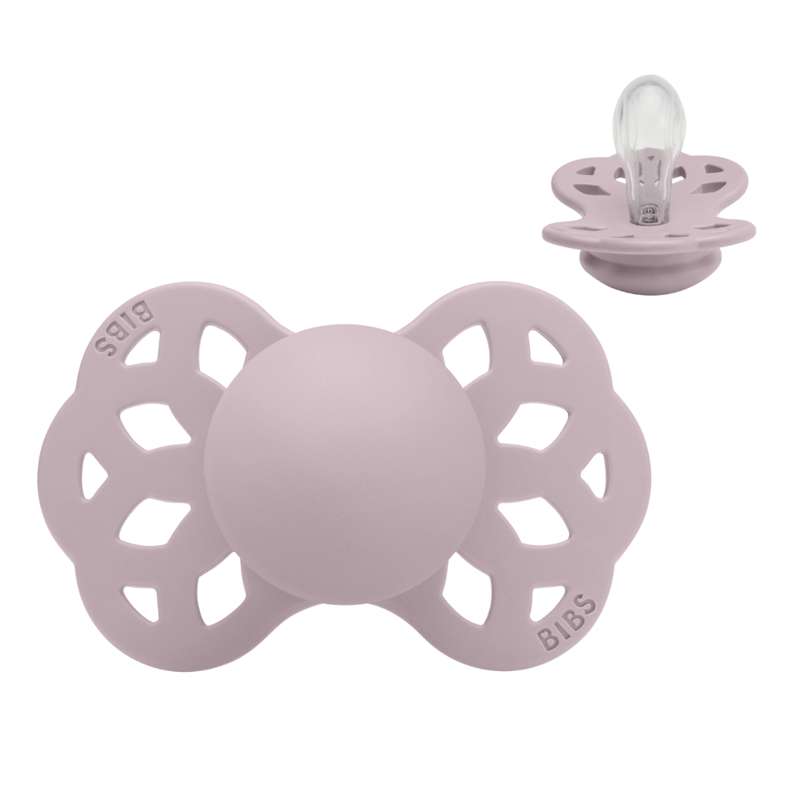BIBS Symmetrische Infinity Sut - mt. 1 - Silicone - Doffe Lila 