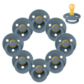 Succhietto Bibs Rotondo Colour - pacchetto - 8 pezzi - tg. 2 - Benzina 