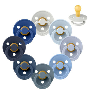 Bibs Rund Colour Schnuller - bundle - 8 Stück - Gr. 1 - Blauäugiges Baby 