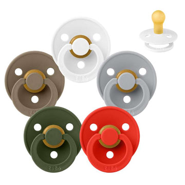 Bibs Rund Colour Smokk - bundle - 5 stk. - str. 1 - Julekolleksjonen 