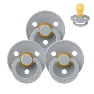 Chupete Bibs Redondo Colour - paquete - 3 unidades - t. 3 - Nube 