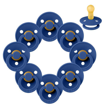 Suzeta Bibs Rotundă Colour - bundle - 8 buc. - măr. 2 - Floare de porumb 