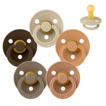 Bibs Kerek Colour Cumi - bundle - 5 db - mé. 2 - Le a földre 