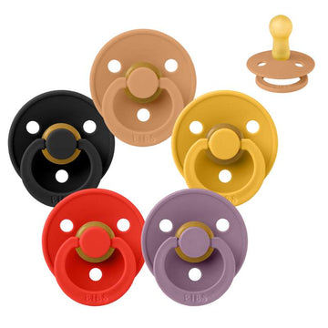 Bibs Kulatý Colour Dudlík - bundle - 5 ks - vel. 2 - Šťastný Halloween 