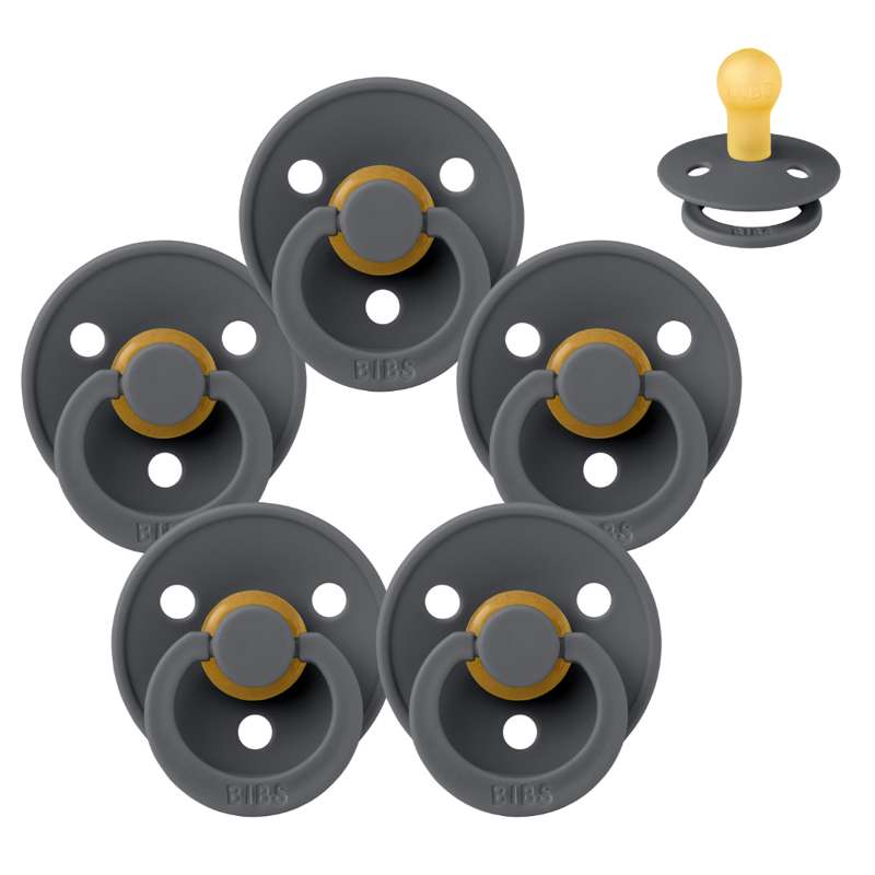 Bibs Kerek Colour Cumi - bundle - 5 db - mé. 1 - Vas 