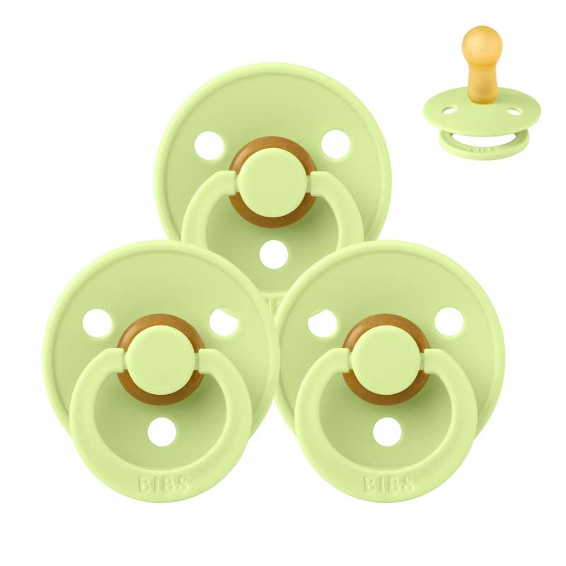 Bibs Rund Colour Smokk - bundle - 3 stk. - str. 2 - Matcha 