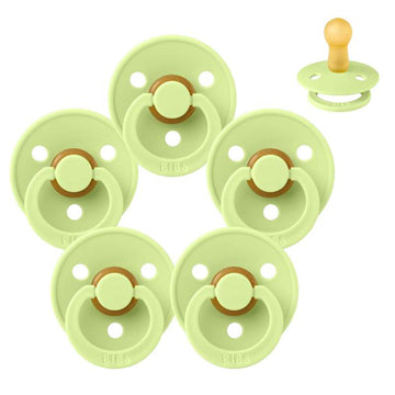 Smoczek Bibs Okrągły Colour - bundle - 5 szt. - roz. 2 - Matcha 