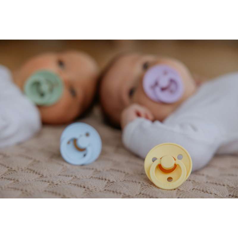 Bibs Round Colour Pacifier - bundle - 3 pcs. - sz. 1 - Spring Break 