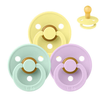 Succhietto Bibs Rotondo Colour - pacchetto - 3 pezzi - tg. 1 - Vacanze di Primavera 