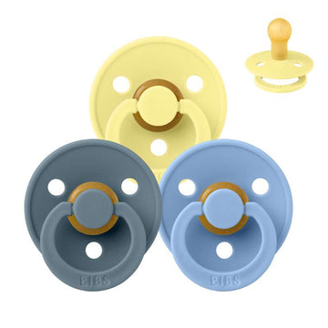 Bibs Rund Colour Smokk - bundle - 3 stk. - str. 1 - Sommer ved stranden 