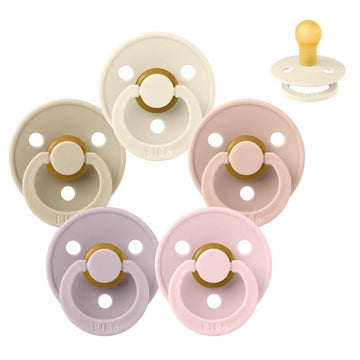 Bibs Kerek Colour Cumi - bundle - 5 db - mé. 1 - Puha és gyengéd 