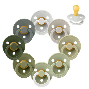 Bibs Kerek Colour Cumi - bundle - 8 db - mé. 1 - Puha moha 