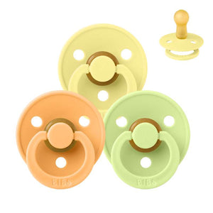 Bibs Pyöreä Colour Tutti - bundle - 3 kpl - k. 2 - Hapan sitrushedelmä 