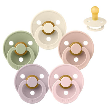 Bibs Кръгъл Colour Биберон - bundle - 5 бр. - р-р 1 - Пролет в Париж 