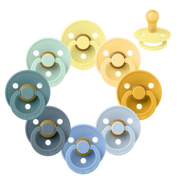 Bibs Okrúhly Colour Cumlík - bundle - 8 ks. - veľ. 1 - Leto na pláži 