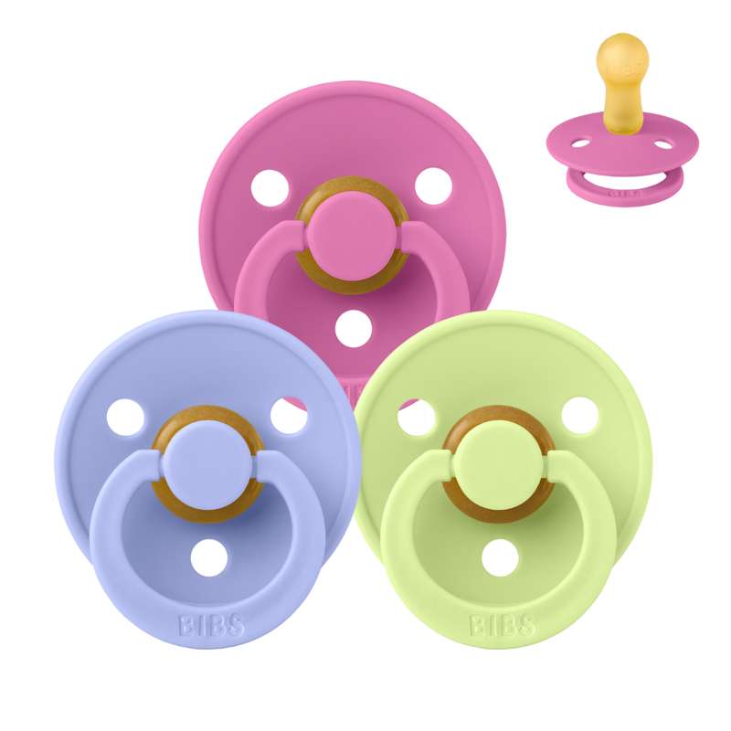 Bibs Kerek Colour Cumi - bundle - 3 db - mé. 2 - Édes Sorbet 