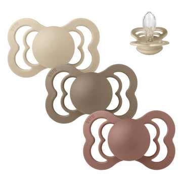 Bibs Supreme Pacifier - bundle - 3 pcs. - sz. 2 - Down to Earth 