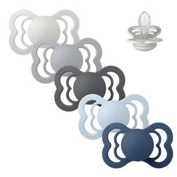 Succhietto Bibs Supreme - pacchetto - 5 pz. - tg. 2 - Tempesta Oceanica 