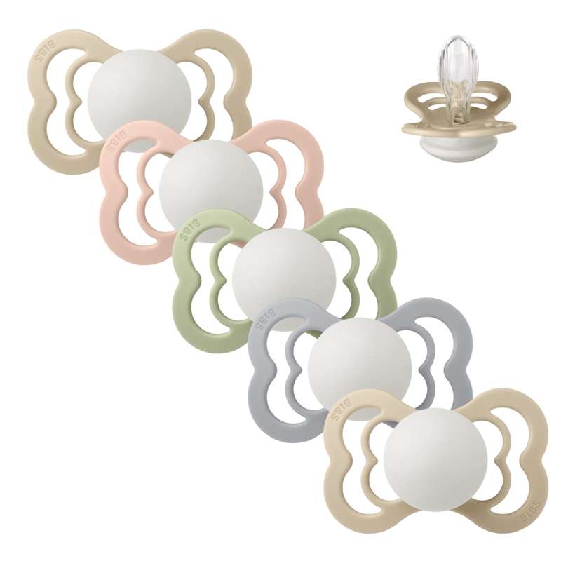 Sucette Bibs Supreme - pack - 5 pièces - t. 2 - Dors bien, petit - GLOW 