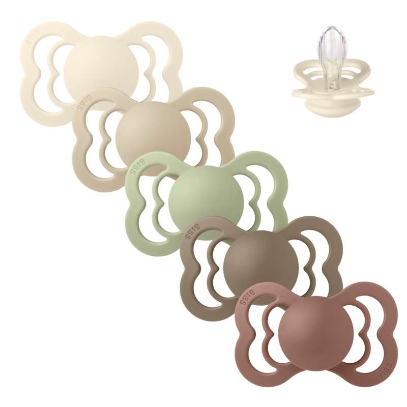 Bibs Supreme Smokk - bundle - 5 stk. - str. 2 - Myk høst 