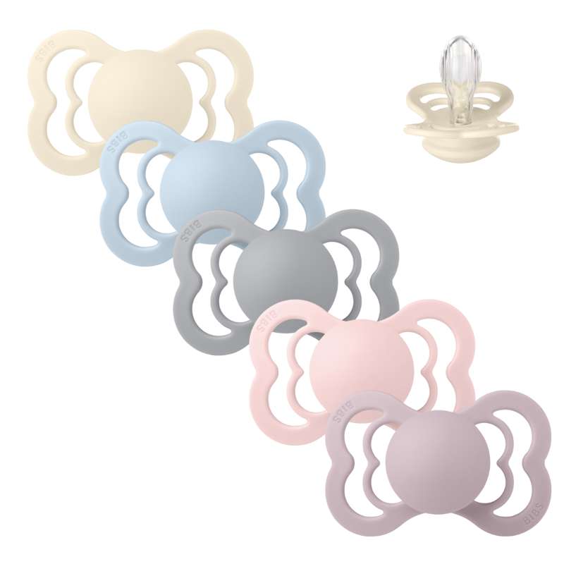 Bibs Supreme Dudlík - bundle - 5 ks - vel. 2 - Kolekce Babyshower 