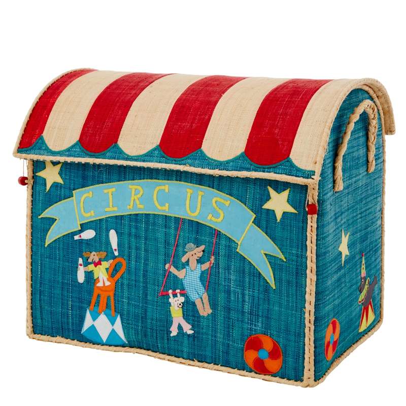 RICE Raffia Storage Houses - Circus - 3 pcs. 