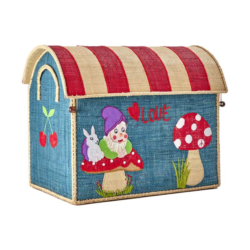 RICE Raffia Aufbewahrungshaus - Love Therapy - Mittel 