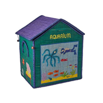 RICE Raffia Storage House - Travelling - Medium 