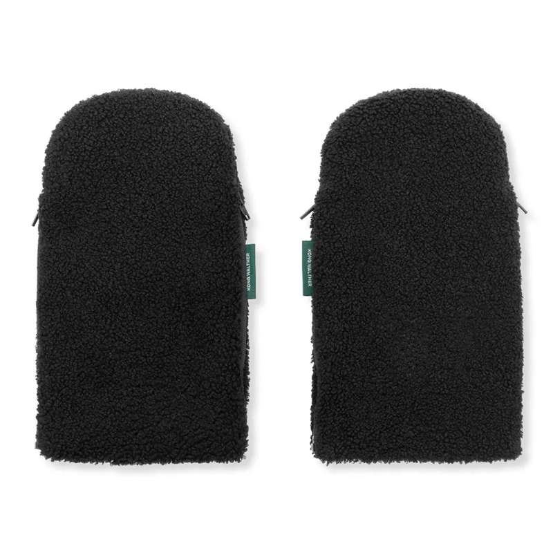 KongWalther Østerbro Gloves - Teddy/Black 