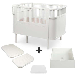 Sebra The Bed - Classic - Baby & Jr. - Classic White - Bundle 3 