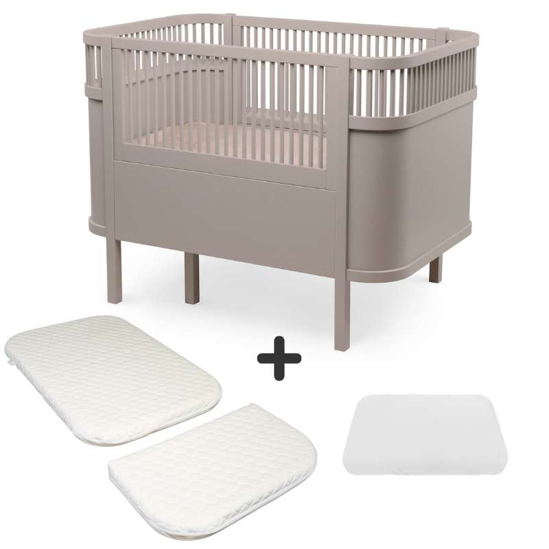 Sebra The bed - Classic - Baby & Jr. - Jetty Beige - Bundle 1 