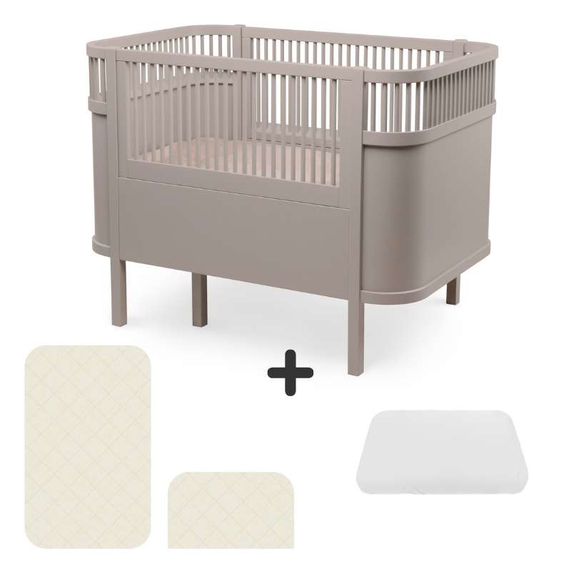 Sebra The Bed - Classic - Baby & Jr. - Jetty Beige - Bundle 2 
