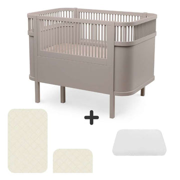 Sebra The Bed - Classic - Baby & Jr. - Jetty Beige - Bundle 2 