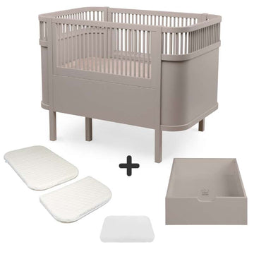 Sebra The bed - Classic - Baby & Jr. - Jetty Beige - Bundle 3 