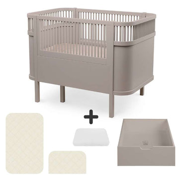Sebra The bed - Classic - Baby & Jr. - Jetty Beige - Bundle 4 